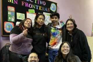 group of students, smiling